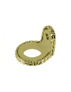 Spring Fork Twisted Ring 1 Inch 90 Degrees Gold.